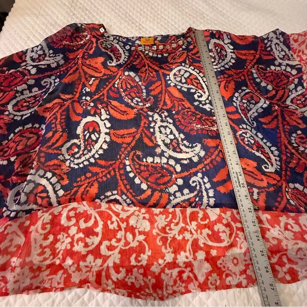 Ruby Rd. Multicolor Abstract Top - Picture 5 of 12